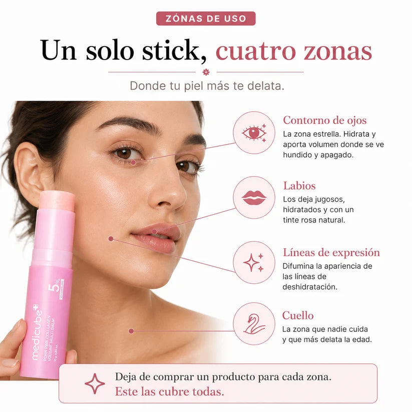 Bálsamo Medicube | Efecto relleno BOTOX para surcos , líneas y labios