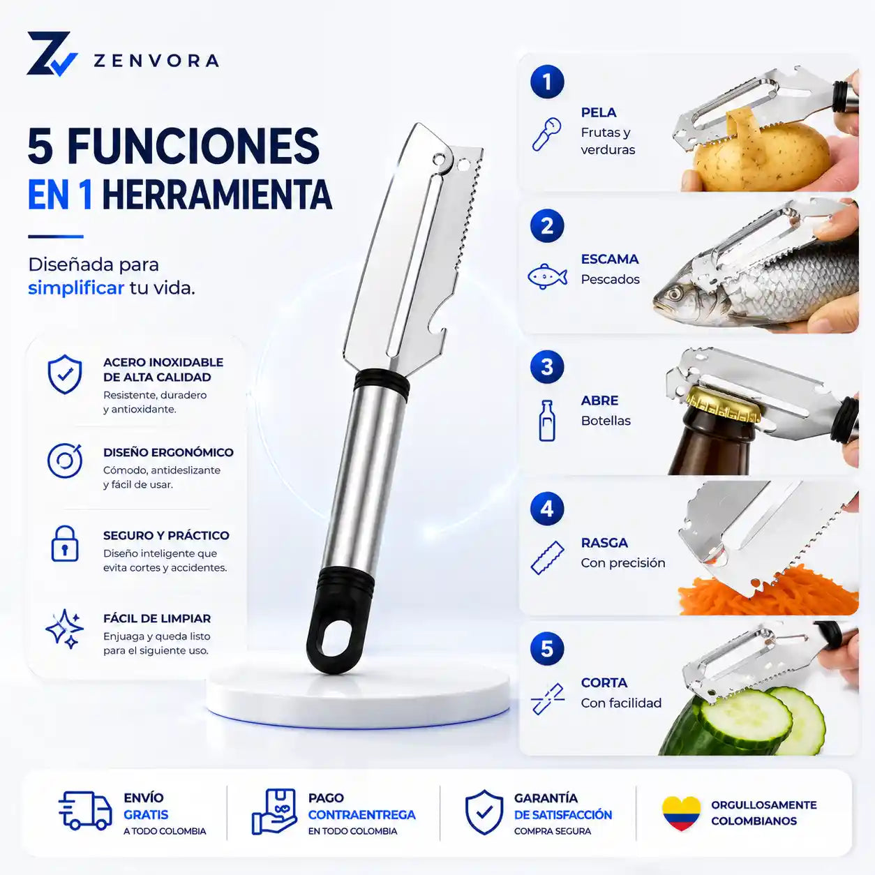 Pelador Multifuncional