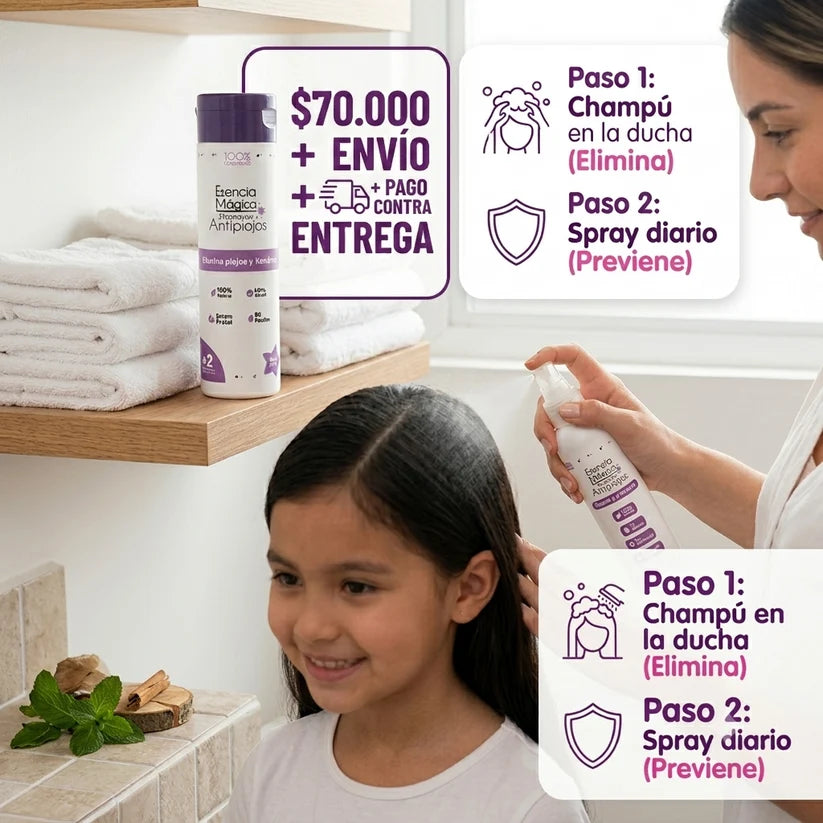 Esencia Mágica | Adiós Piojos Desde el Primer Baño