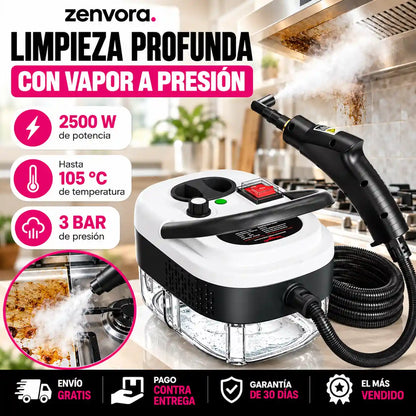 Limpiador a vapor presurizado | Arranca la grasa y suciedad