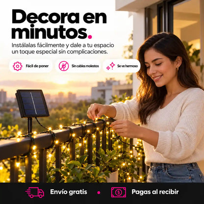 Luces Navideñas solares | Ahorra la factura