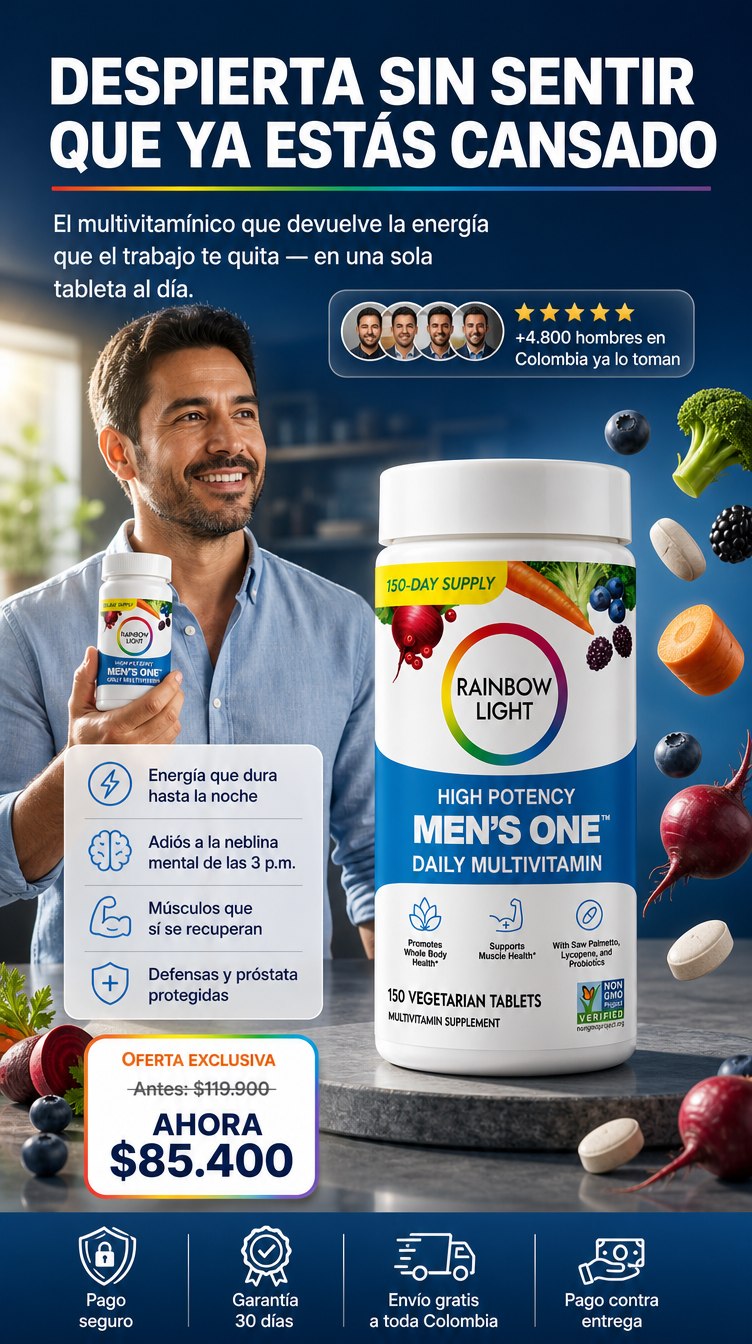 Rainbow Light Men's One Multivitaminico Diario